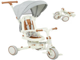5 in 1 Kids Trike with Adjustable Toddler Tricycle with Push Handlebar, Adjustable T3398P378916