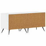 TV Cabinet High Gloss White Engineered Wood 897559