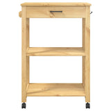 Kitchen Trolley MONZA 60x40x88.5 cm Solid Wood Pine 376094
