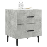 Bedside Cabinets 2 pcs Concrete Grey 40x35x47.5 cm Engineered Wood 827349