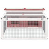 Rabbit Hutch Mocha 117.5x97x47.5 cm Solid Wood Pine 172288