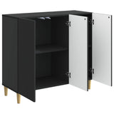 Sideboard Black 89 x 34.5 x 80 cm Engineered Wood 894646