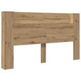 Headboard Cabinet with Shelf Artisan oak 180 x 17 x 104.5 cm 879634