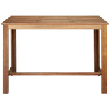 Bar Table Natural wood Solid acacia wood 150x70x105 cm Durable 246665
