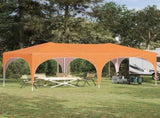 Pop-up Party Tent 575 x 288 x 245 cm Orange Oxford Fabric 42019888