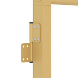 Interior Door Slim Golden 83x201,5 cm Tempered Glass and Aluminium 155141
