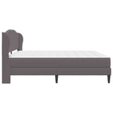 Bed Frame with Headboard Grey 180 x 200 cm Faux Leather 3415271