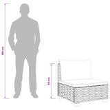 3 pcs Rattan Lounge Set with Cushions GENDT Natural Rattan 3429858
