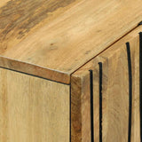 Highboard Brown 60 x 33 x 100 cm Solid mango wood 4017966
