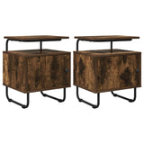 Bedside Cabinet 2 pcs Smoked Oak 40 x 36.5 x 50 cm 8007640