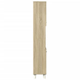 Bathroom Cabinet Sonoma Oak 30.5x30x179 cm Engineered Wood 849631