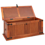 Storage Chest Brown Solid Acacia wood, MDF 90 cm x 45 cm x 40 cm 247242