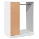 Wardrobe White 77x48x102 cm Engineered Wood 840807