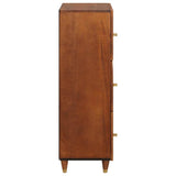High board Brown 40 x 33.5 x 110 cm Solid Mango Wood 4018909