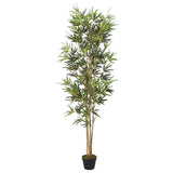 Artificial Bamboo Tree 1104 Leaves 180 cm Green 358961