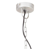 Industrial Vintage Hanging Lamp 25 W Silver Round 41 cm E27 320541