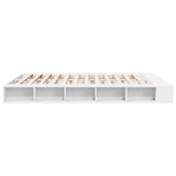 Bed Frame without Mattress White 180x200 cm Super King 3280454