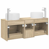 Bathroom Furniture Set 3 pcs Sonoma Oak 49.5 x 44.5 x 66 cm 3405925