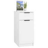 Desk Cabinet White 33,5x50x75 cm Engineered Wood 811502
