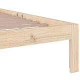 Bed Frame without Mattress Solid Wood 90x200 cm 814739