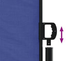 Retractable Side Awning Blue 140x600 cm 4004611