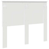 Headboard with Headboard White 120 cm Engineered wood 887780