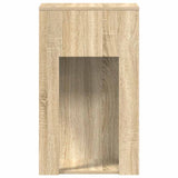 Computer Tower Stand with Drawer Sonoma Oak 30x44x74 cm 858733
