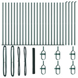 Welded Wire Fence with Concrete Base 50 x 1.5 m 3353565