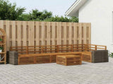 Sectional Sofa Set 7 pcs Natural Solid Acacia Wood 3384455