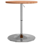 ZNTS Bar Table Ø60x90.5 cm Solid Wood Beech 3270630