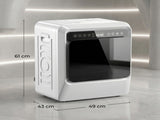 5kg Vented Tumble Dryer, 1000W Compact Tumble Dryer with Smart Drying, Freestanding Stackable T3398P552540