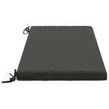 2-Piece Bench Cushions SOEST 2 pcs 100% Polyester Anthracite 949279