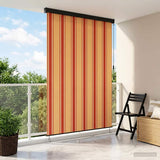 Roller Blind Multicolour 120 x 250 cm Fabric and Aluminum 42037186