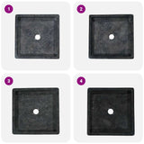 Sink Black 40x40x10 cm Marble 149169