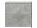 Wall-Mounted Bedside Cabinet Concrete Grey 33 x 34.5 x 43 cm 898301