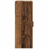 Wall Mounted Cabinet Old Wood 34.5 x 34 x 90 cm Engineered Wood 882610