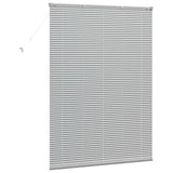 Venetian Blind Silver 175 x 125 cm 25 mm Aluminium 42005927