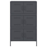 Highboard Anthracite 68x39x113 cm Steel 842960