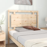 Bed Headboard 105.5x4x100 cm Solid Pine Wood 817925