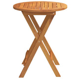 Garden Table Folding Natural 60 x 60 x 72 cm Solid Acacia Wood 4105491