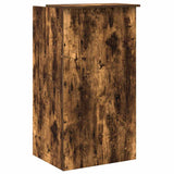Reception Desk Smoked Oak 55x50x103.5 cm Engineered Wood 859019