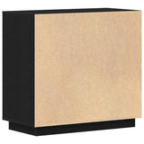 Sideboard Black Oak 80 x 40 x 75 cm Engineered Wood 862133
