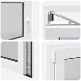 Basement Window "RISOR" 120x60 cm Tilt&Turn DIN Left White 4108333