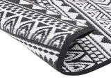 Outdoor Carpet ARAKIL Black 200 cm PP 368516