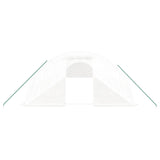 Greenhouse with Steel Frame White 64 m² 16x4x2 m 3188078