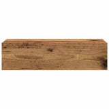 TV Cabinets with LED Lights 2 pcs Old Wood 60x35x15.5 cm 856344
