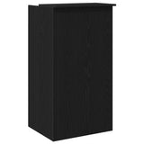 Reception Desk Black 55x50x103.5 cm Engineered Wood 859016