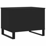 Coffee Table Black 60x44.5x45 cm Engineered Wood 830957