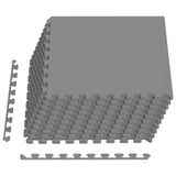 Pool Ground Mat 40 pcs Grey 14.4 m EVA Foam 3433295