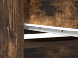 Highboard Smoked Oak 29.5x34x119.5 cm Engineered Wood 861656